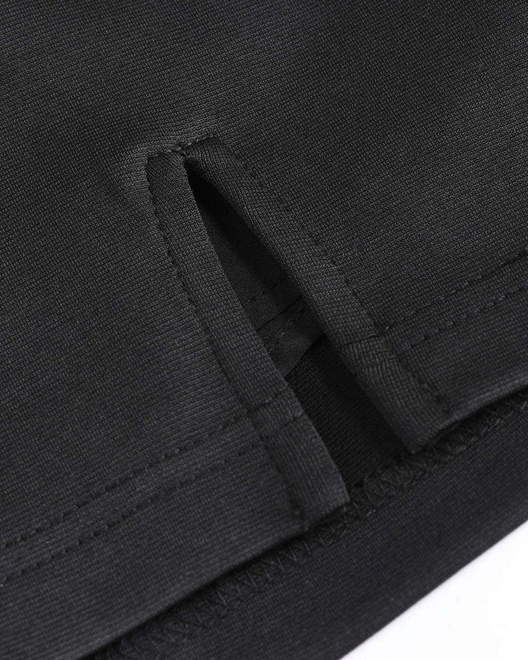 Blockcore Inspired Solid Mini Skirt In Black - Image 4