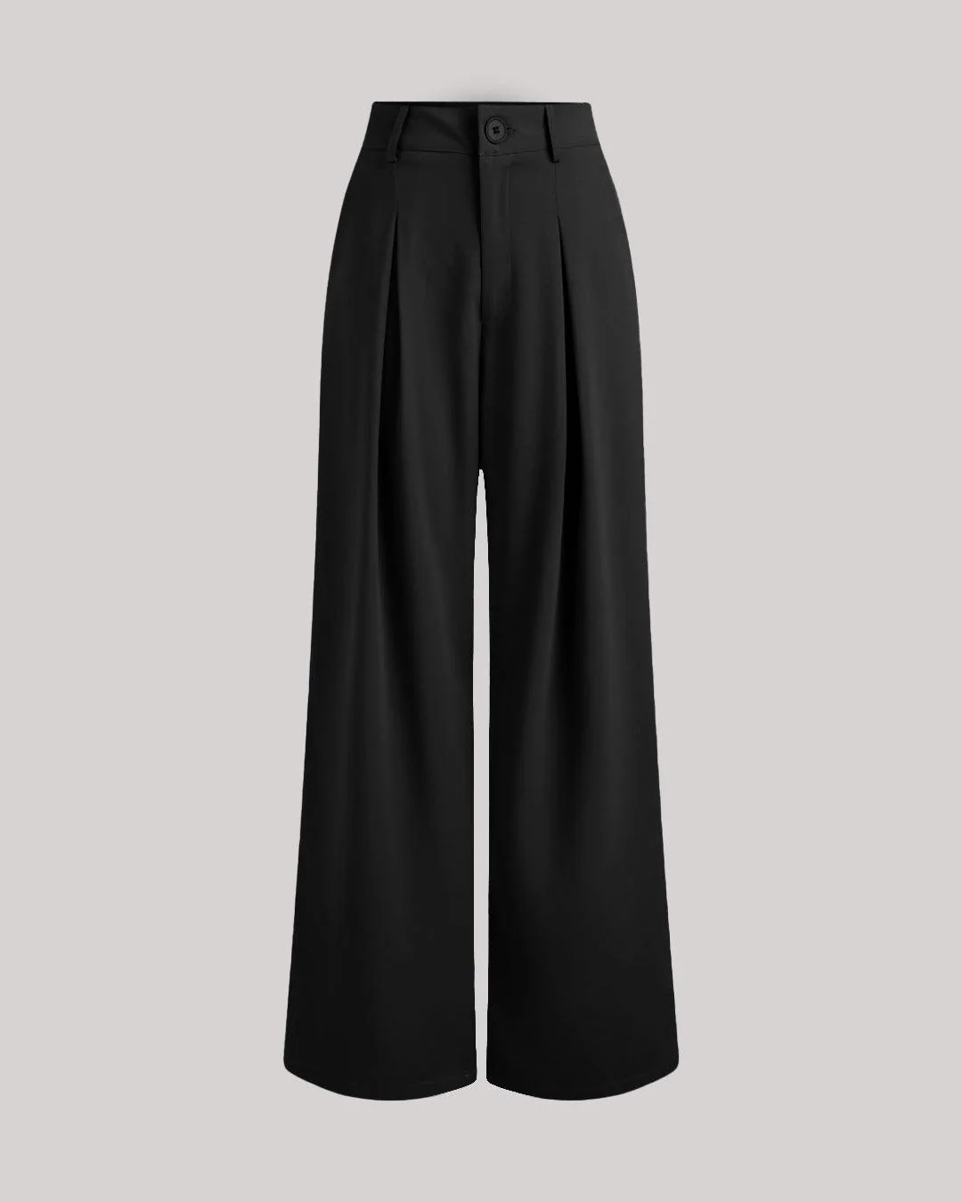 Combo : Korean Style Trousers With Baggy Fit In Black And Off-White - Image 3