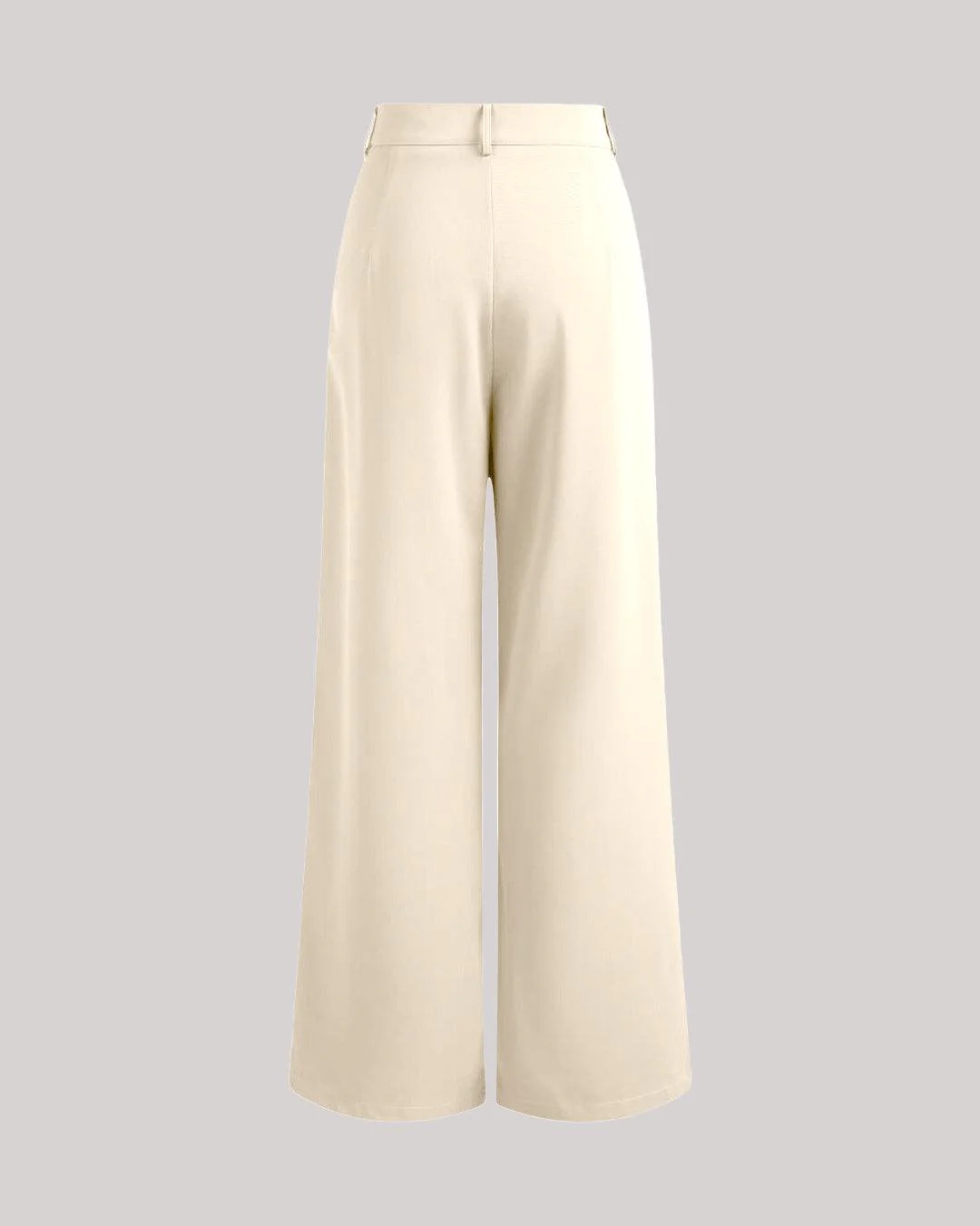 Combo : Korean Style Trousers With Baggy Fit In Black And Off-White - Image 6