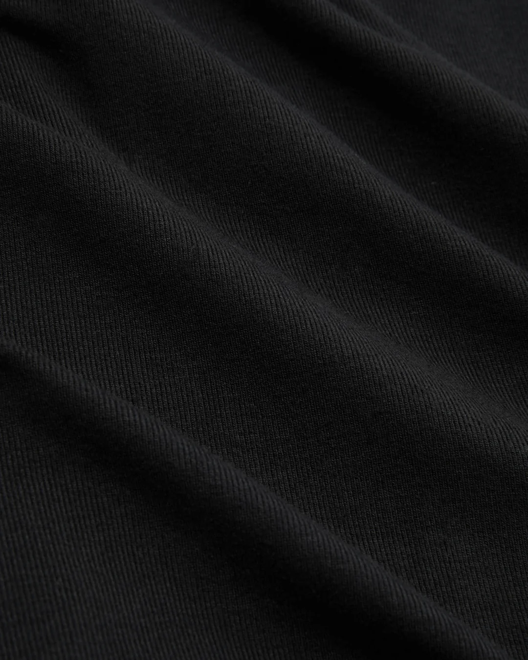 Cowl Neck Two Tone Ruched Long Sleeve Top in Black - Image 4