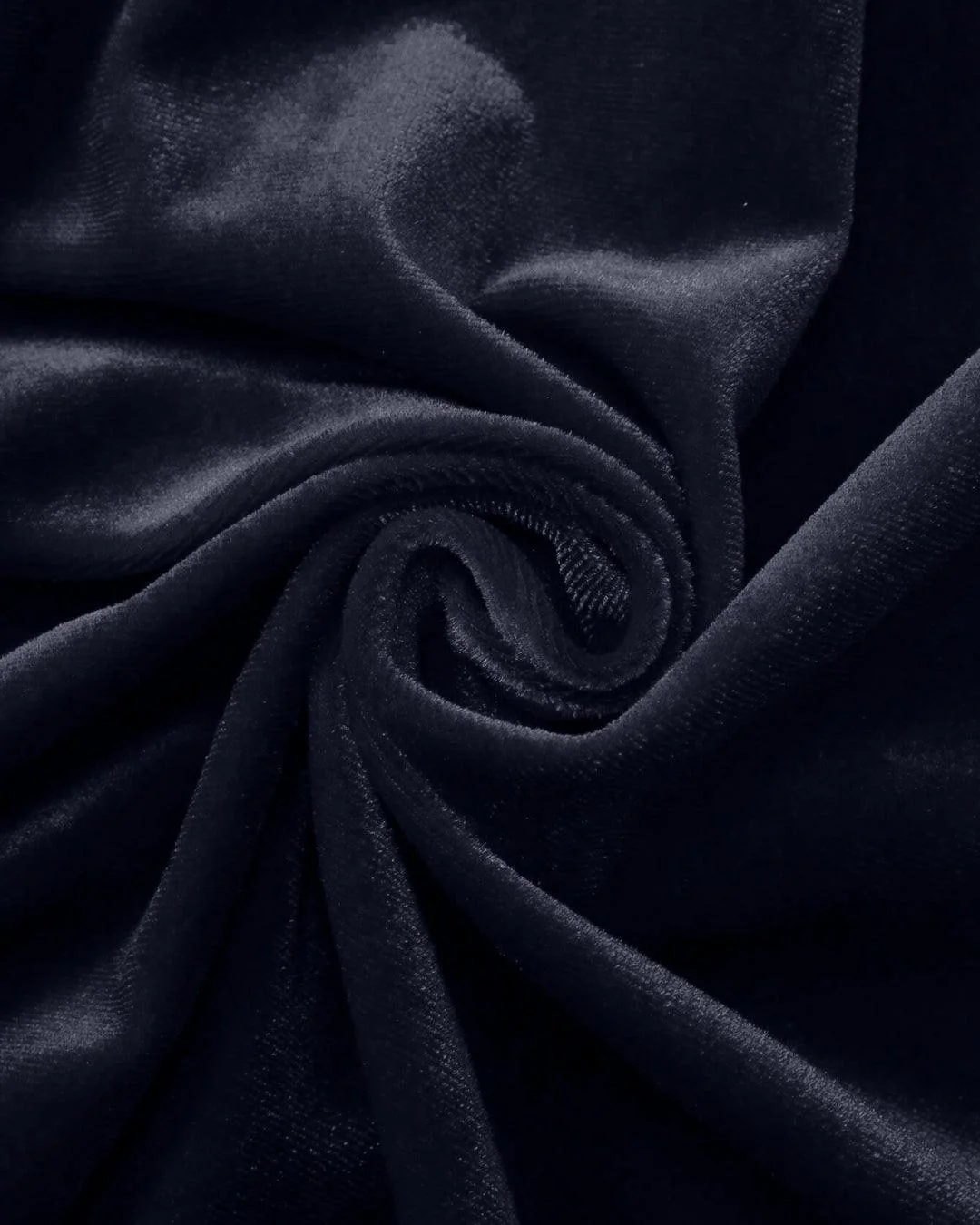 Halter Neck Ruched Backless Mermaid Dress In Navy Blue - Image 3