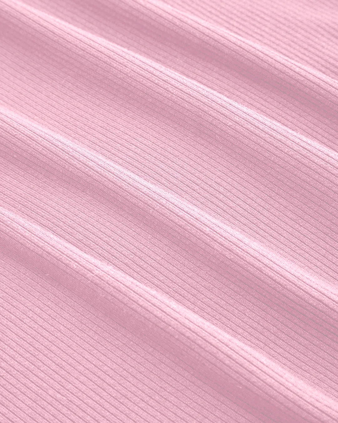 High Neck Ruched Long Sleeve Top In Pink - Image 3