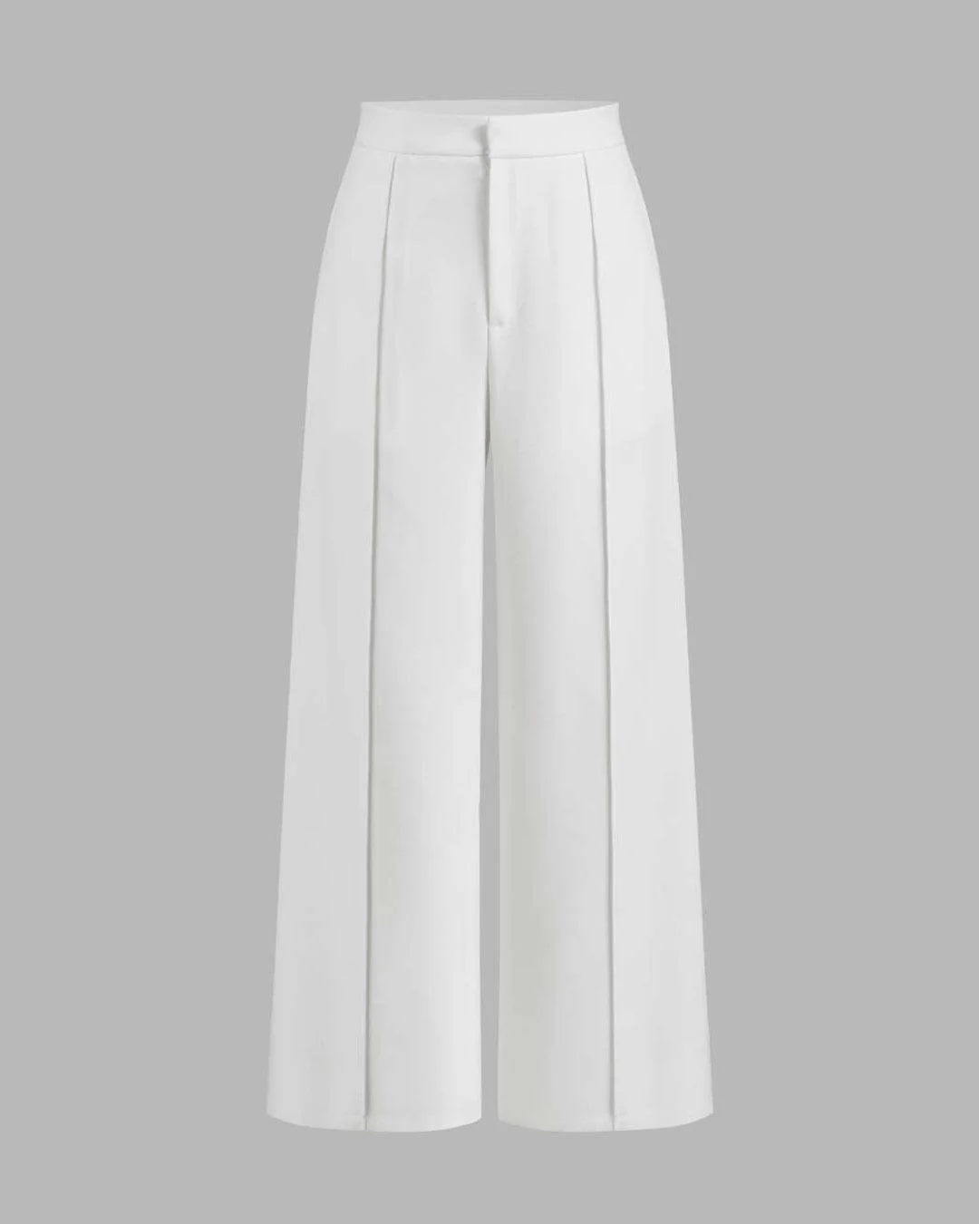Minimalist Wide Leg Pants In White
