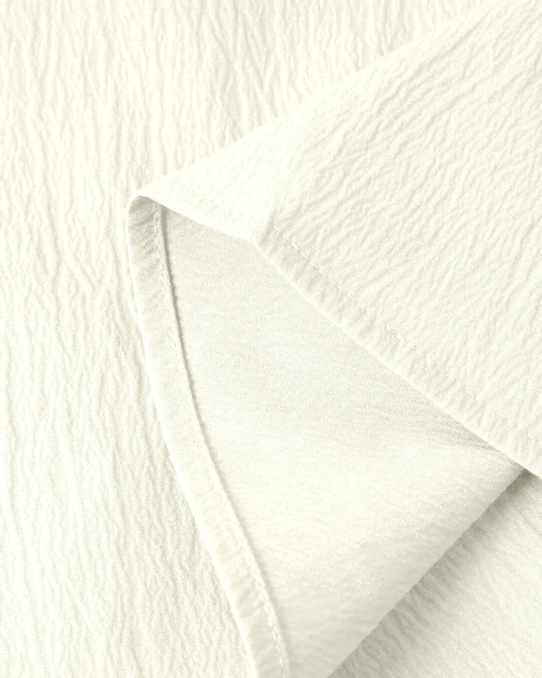 Solid Color Criss Cross Strap Ruffle Skirt In Cream - Image 3