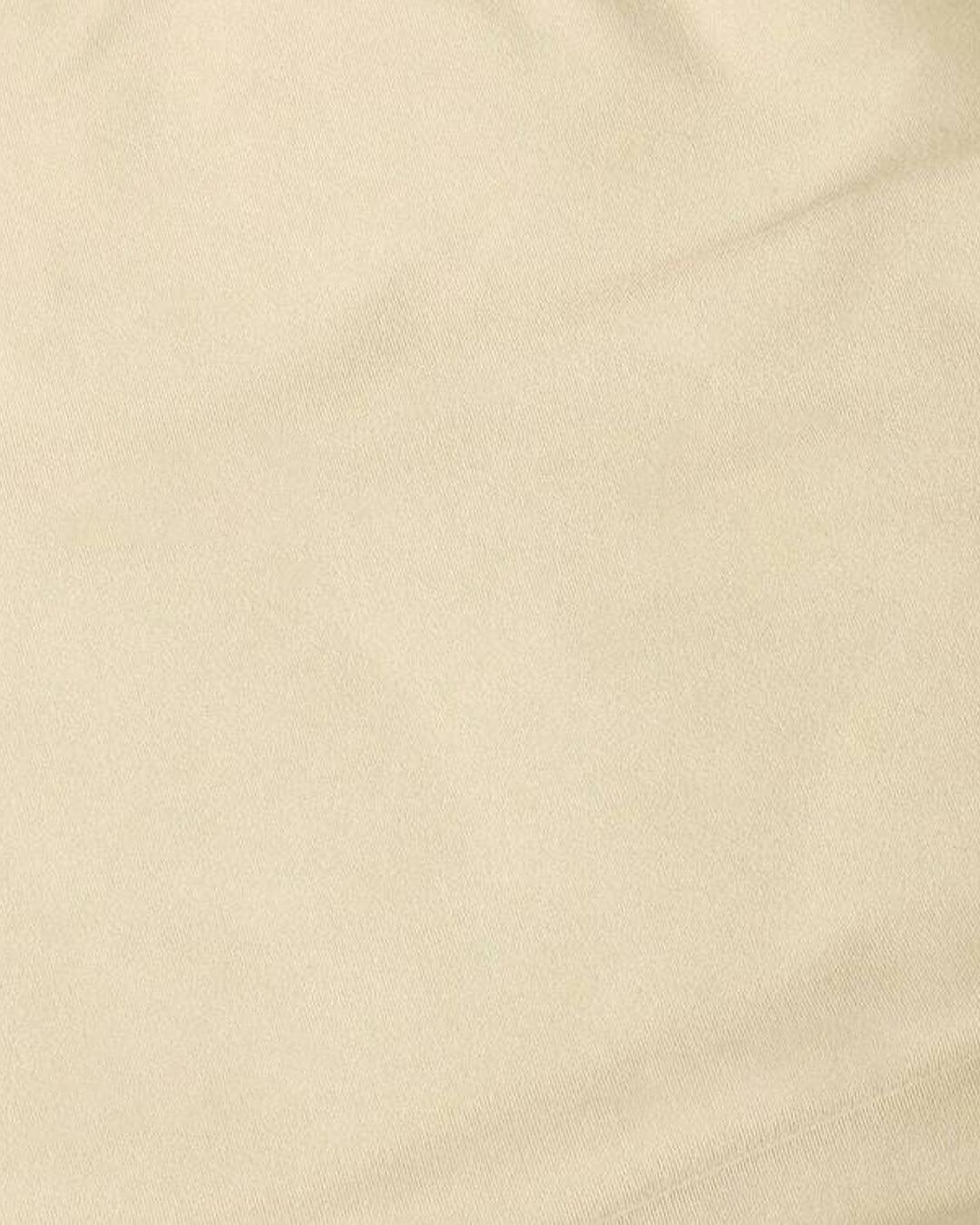 Strapless Off White Mini Dress With Cinched Waist - Image 3