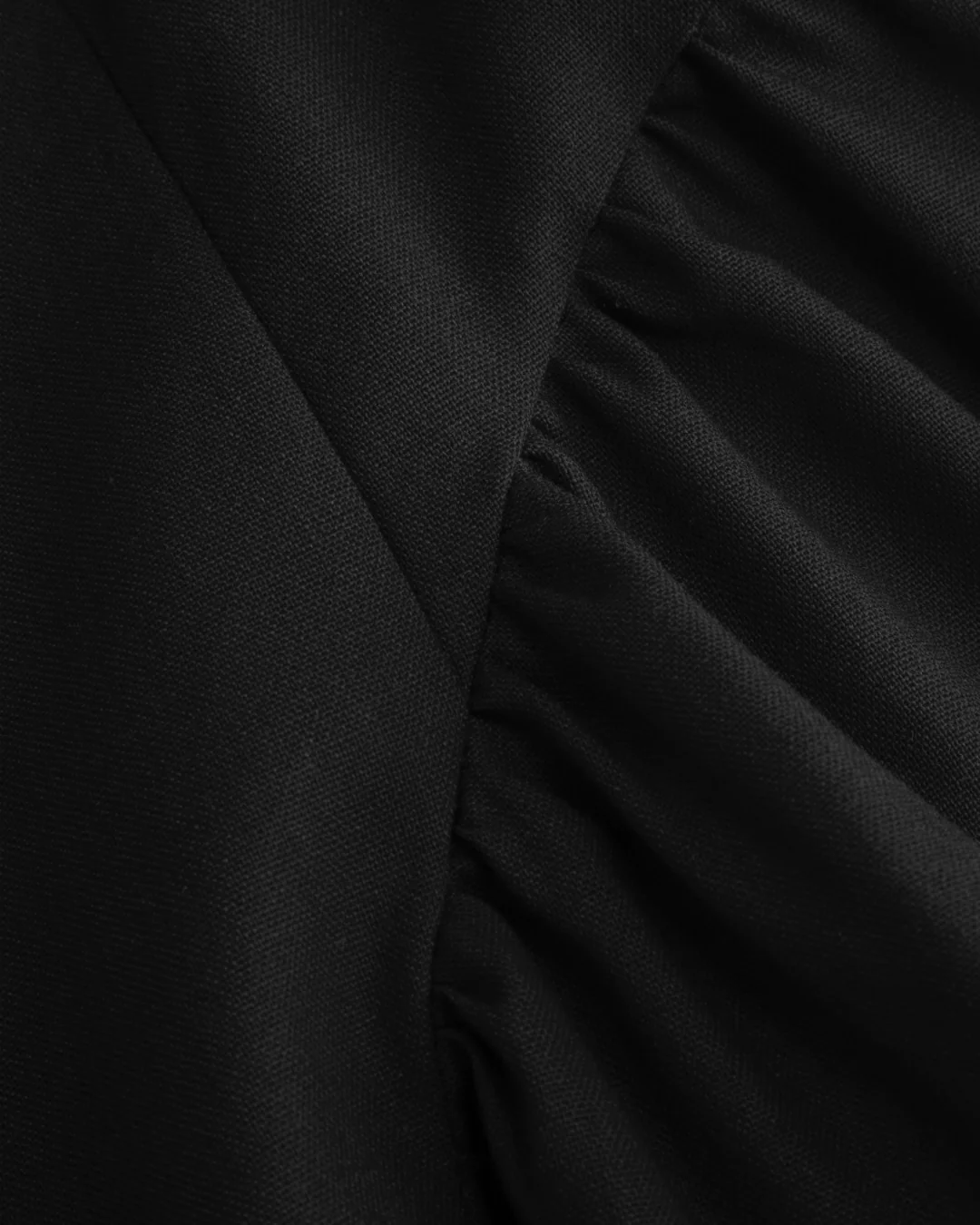 Sweetheart Neckline Ruffled Lace Up Flared Maxi Dress in Black - Image 4