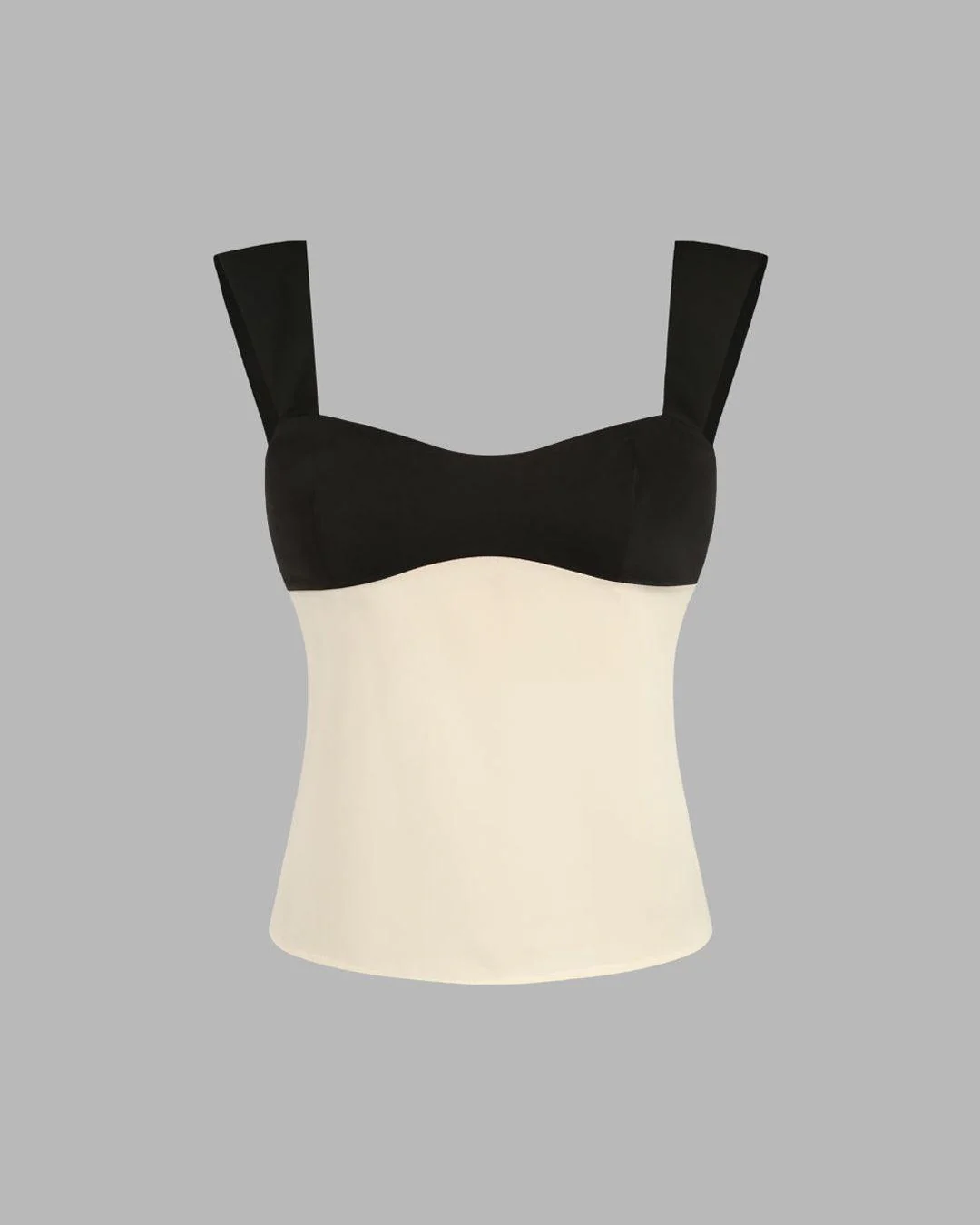 Two Tone Crop Cami Top