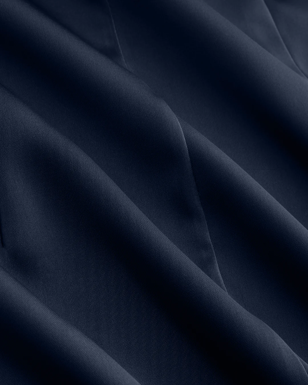 V-neck Ruched Knotted Tie Back Mini Dress in Navy Blue - Image 4